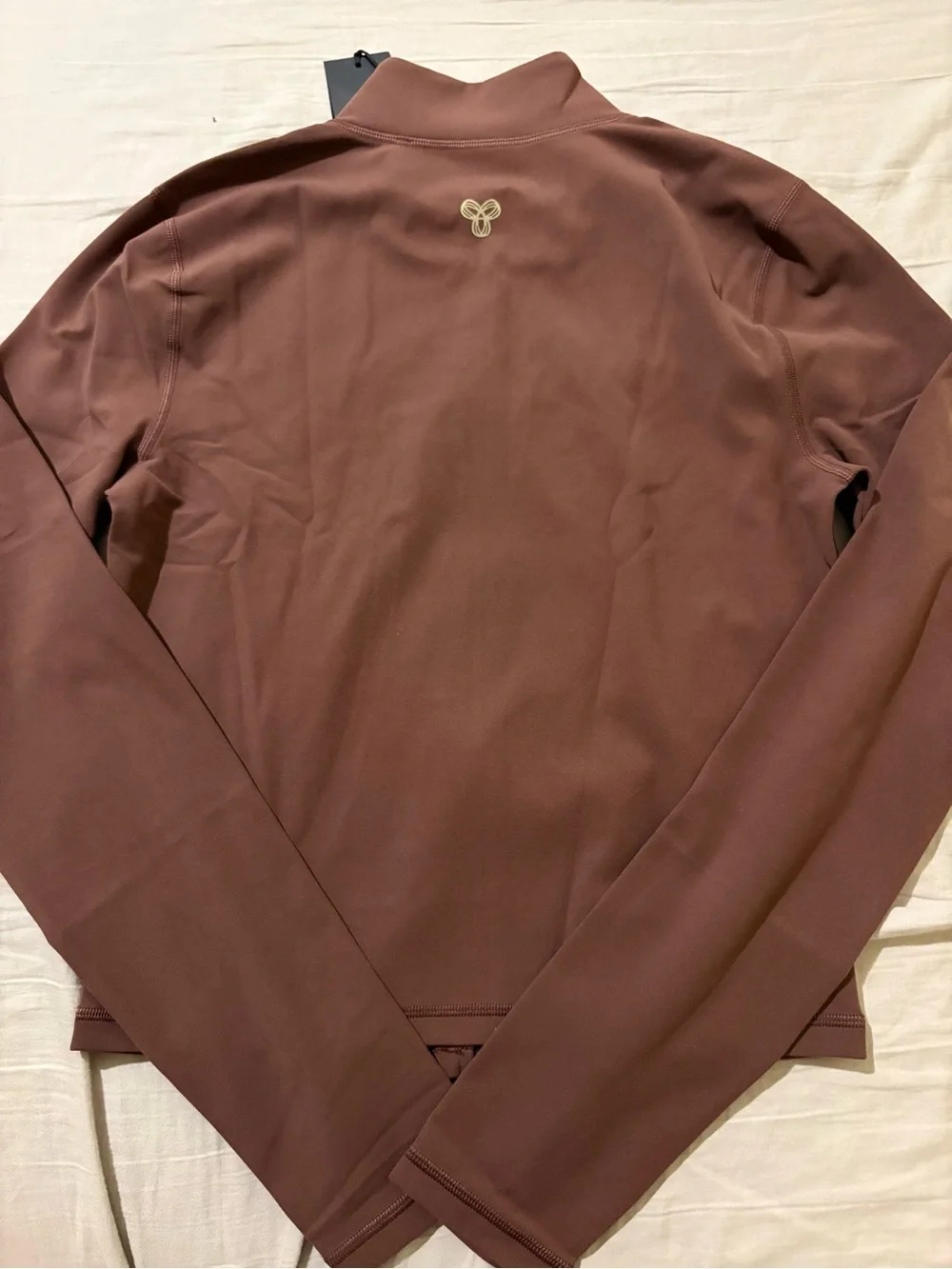NWT Aritzia Golden New Limit Zip-Up Cocoa Powder Brown Medium
